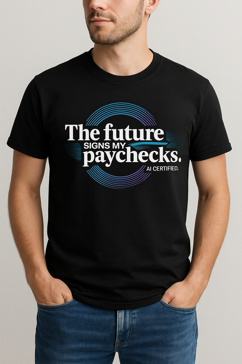 The Future Signs My Paychecks” Tee