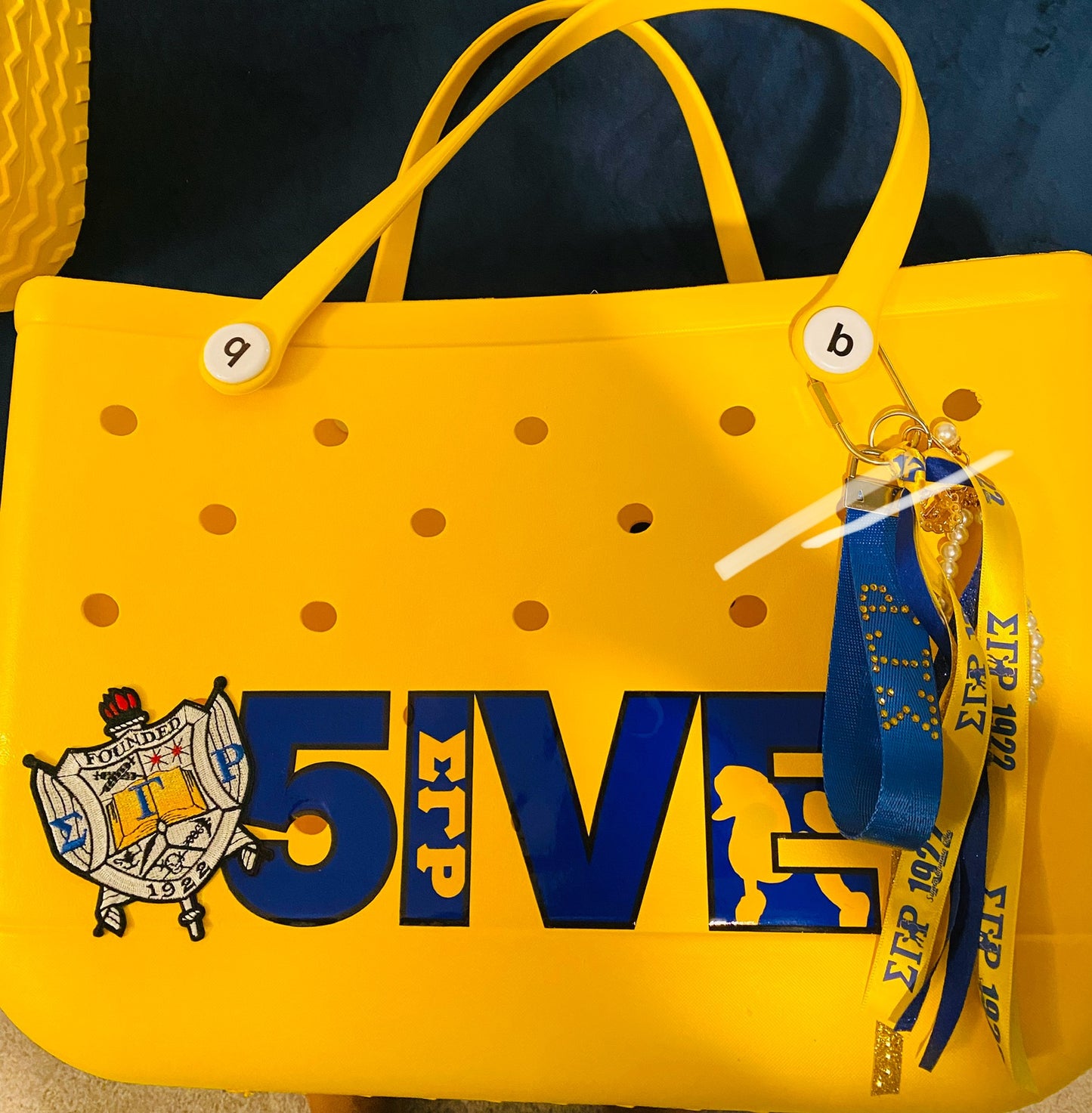 (Custom) Sigma Gamma Rho Waterproof Beach Bag XL