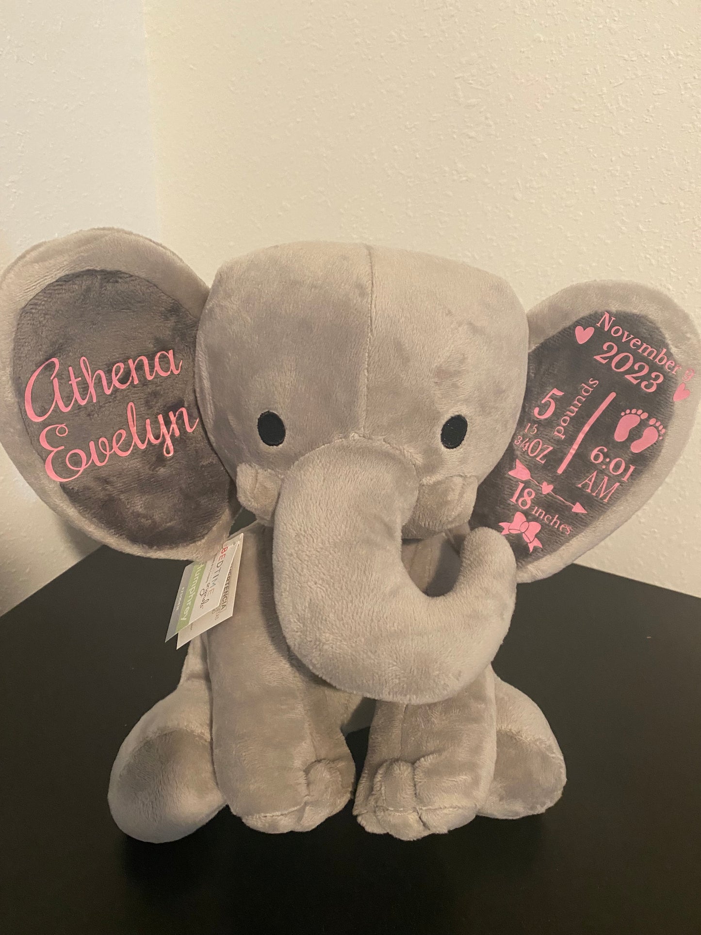 Birth Announcement Elephant