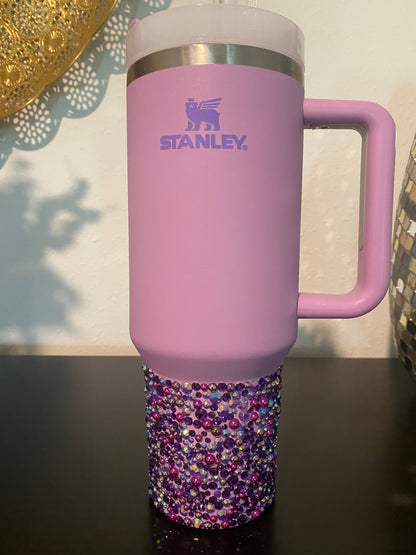 CUSTOM Rhinestone 40 oz. LAVENDER