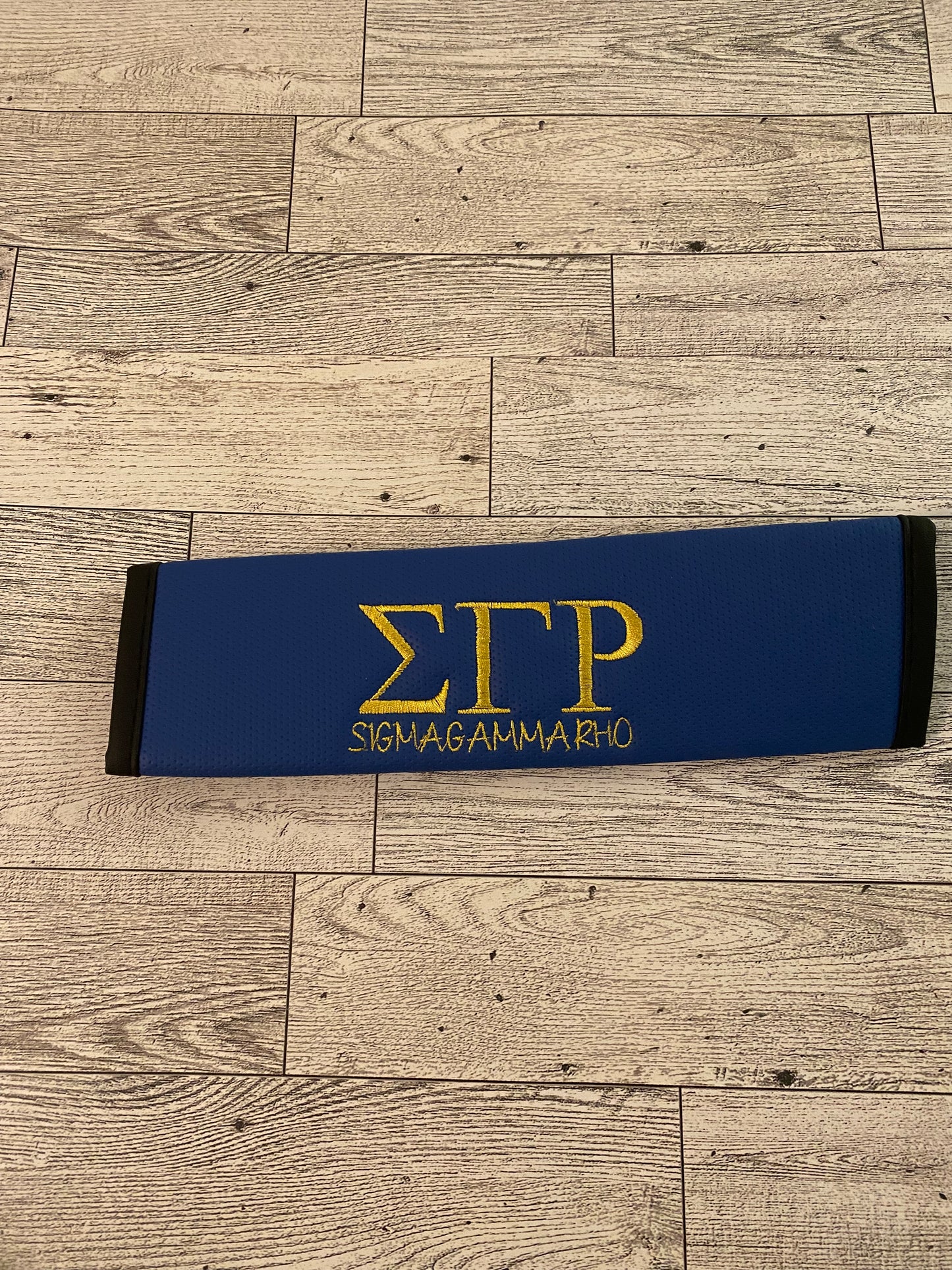 Sigma Gamma Rho seatbelt cover