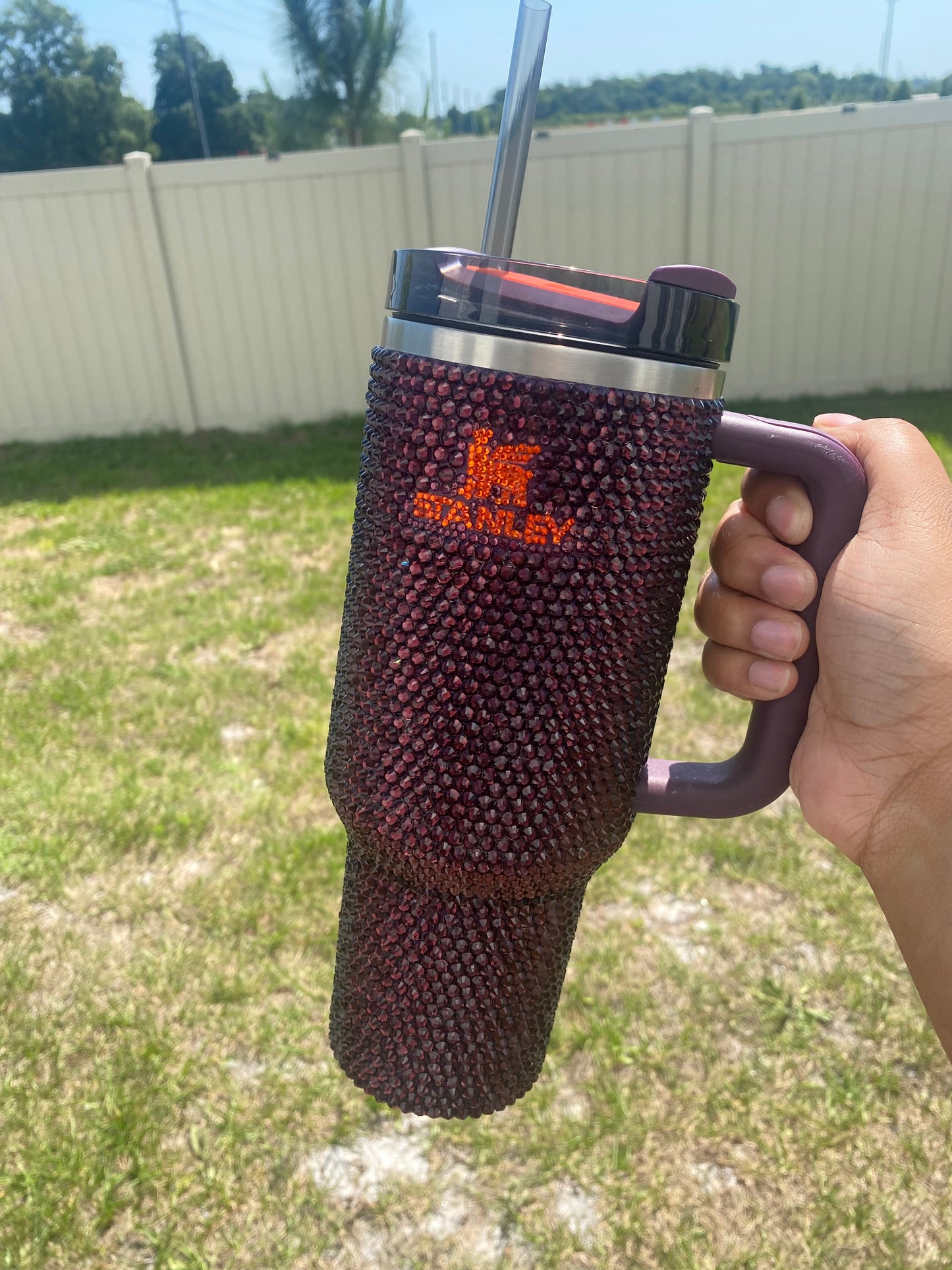 Custom 40 oz. Plum Quencher H2.0 FlowState Tumbler - Creative Flair LLC