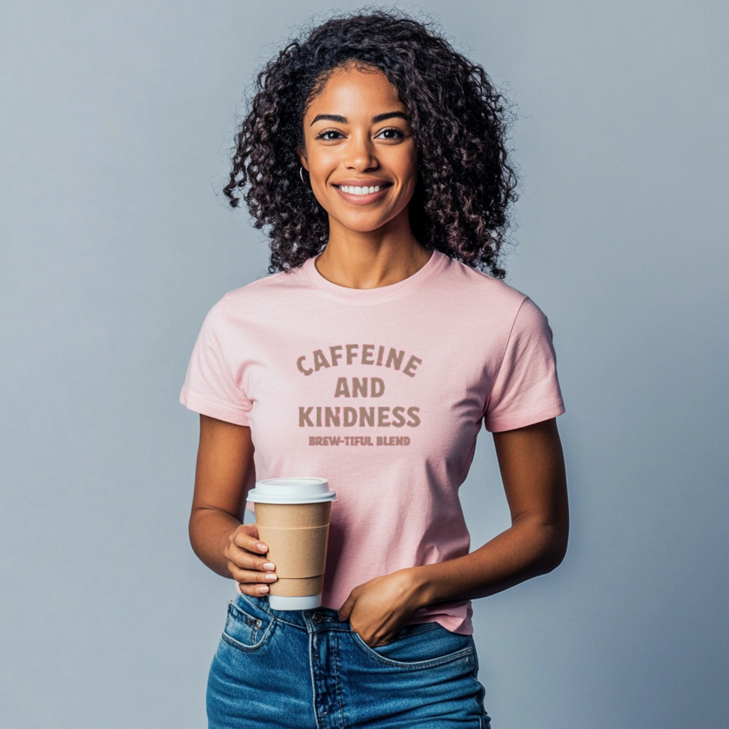 R48 CAFFEINE AND KINDNESS SHIRT (UNISEX)