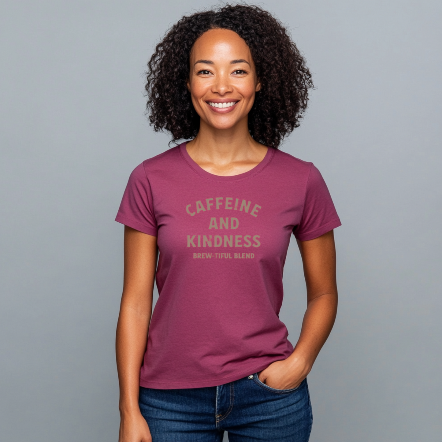 R48 CAFFEINE AND KINDNESS SHIRT (UNISEX)