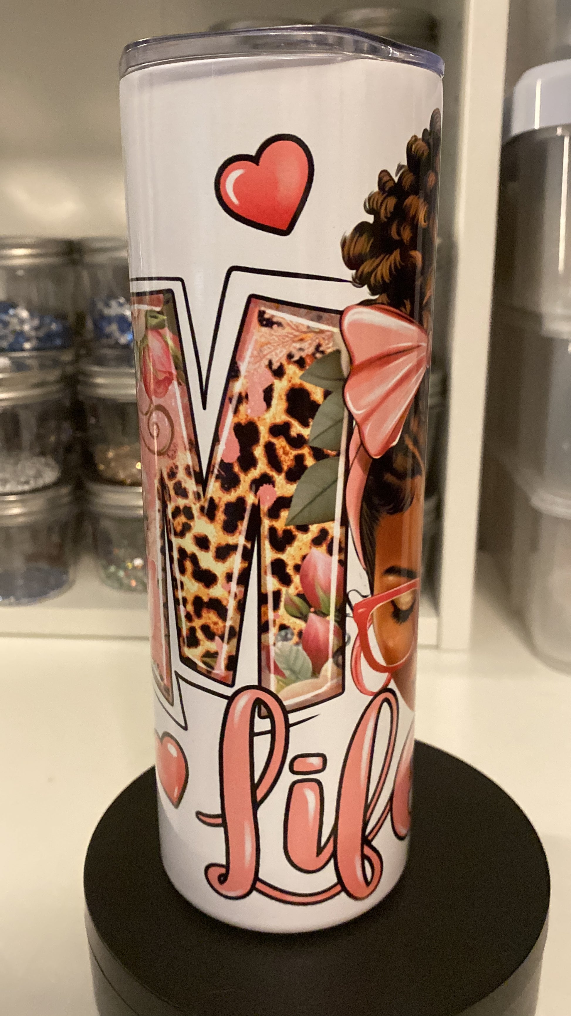 Mom Life skinny 20oz tumbler - Creative Flair LLC