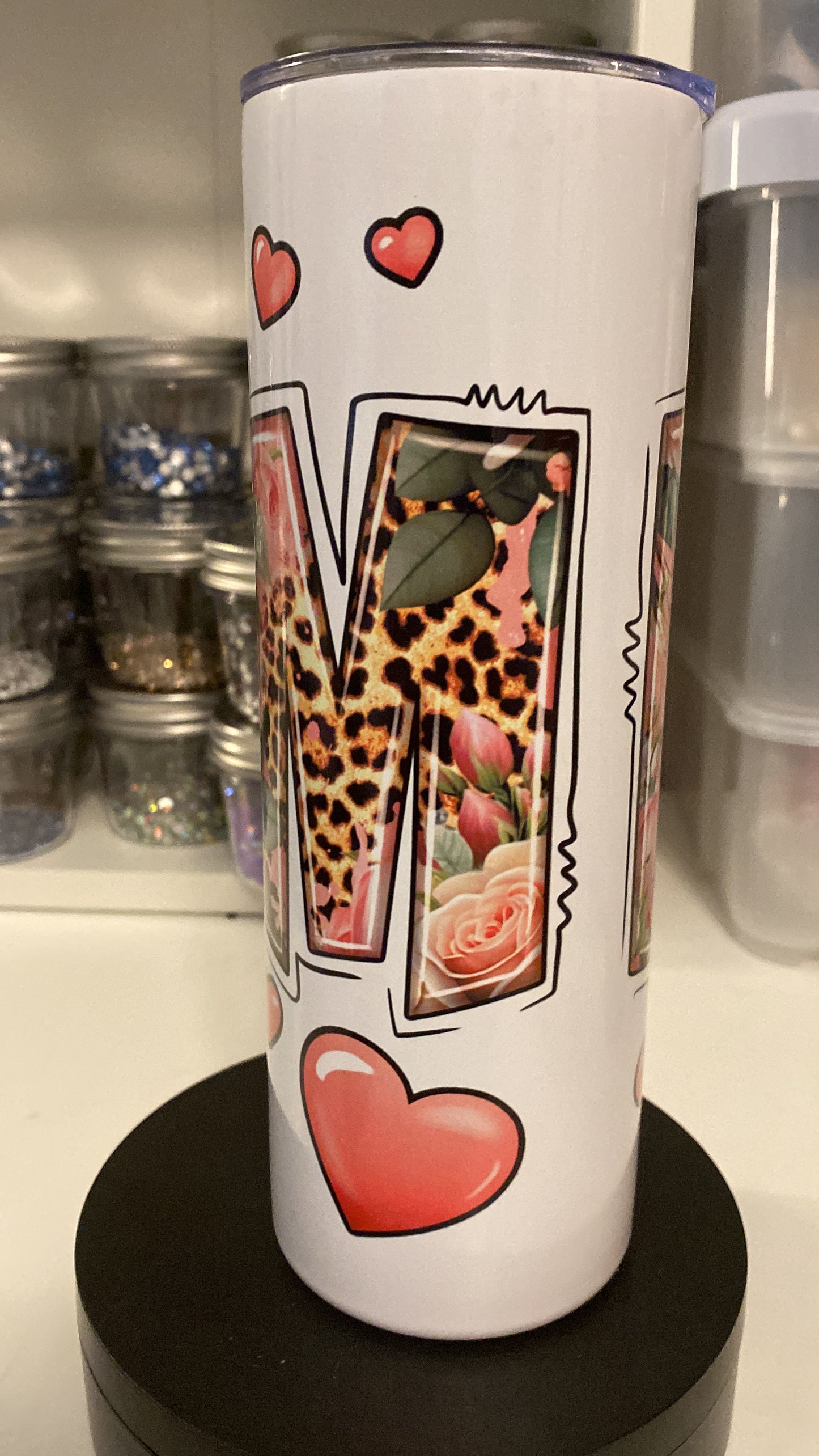 Mom Life skinny 20oz tumbler - Creative Flair LLC