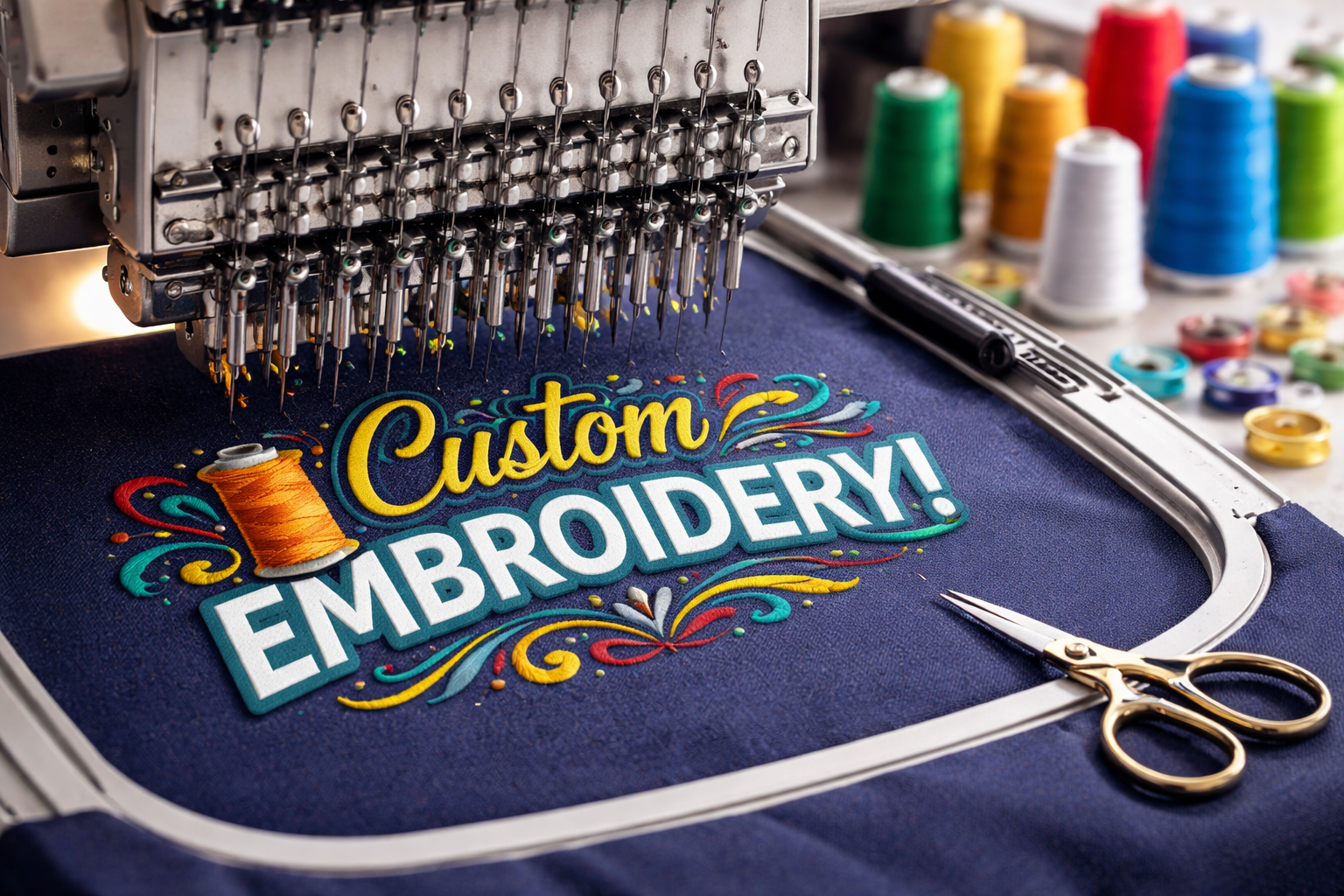 Custom embroidery design services