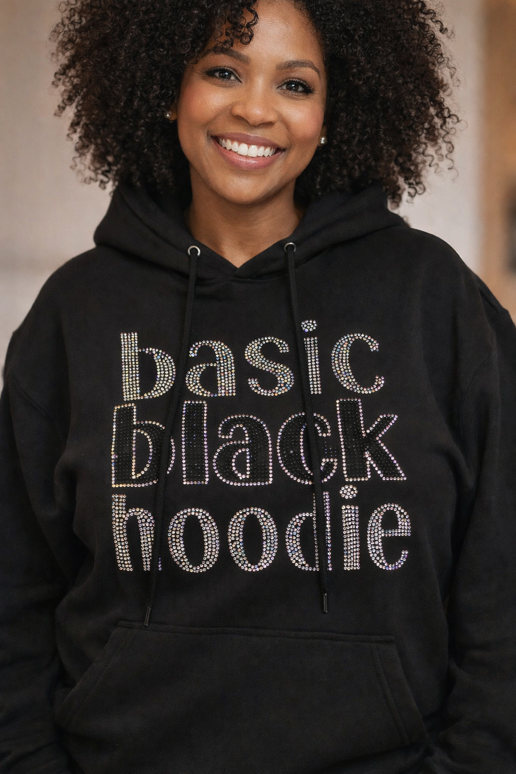 Women's custom rhinestone and embroidered apparel collection